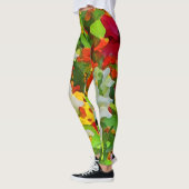 BlumenBlumen-Garten-abstrakte Muster-Leggings Leggings (Links)