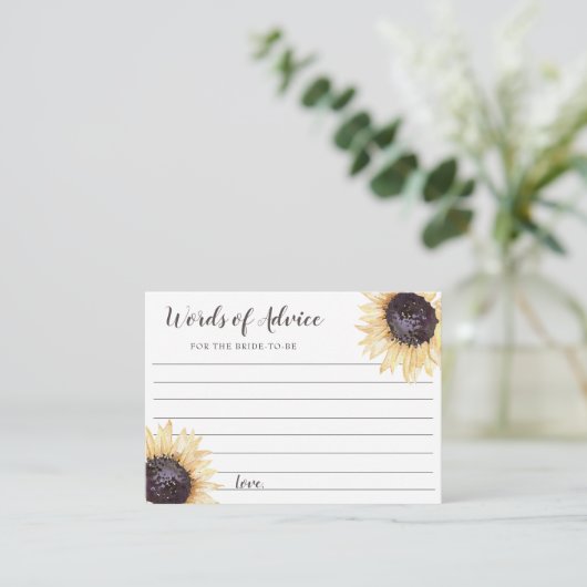 Blumenblumen Hochzeitsratgeber Karten (Stehend Vorderseite)