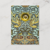 BLUMENBLUMEN, KLEIDEN, ZEICHEN, MONOGRAMM VISITENKARTE (Rückseite)