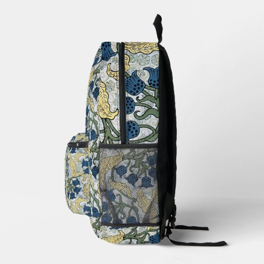Blumenblumen Lily Valley Wiederholung Bedruckter Rucksack (Rechts)