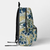 Blumenblumen Lily Valley Wiederholung Bedruckter Rucksack (Links)