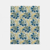 Blumenblumen Lily Valley Wiederholung Fleecedecke (Vorderseite)