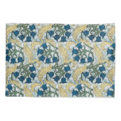 Blumenblumen Lily Valley Wiederholung Kissenbezug (Rückseite)