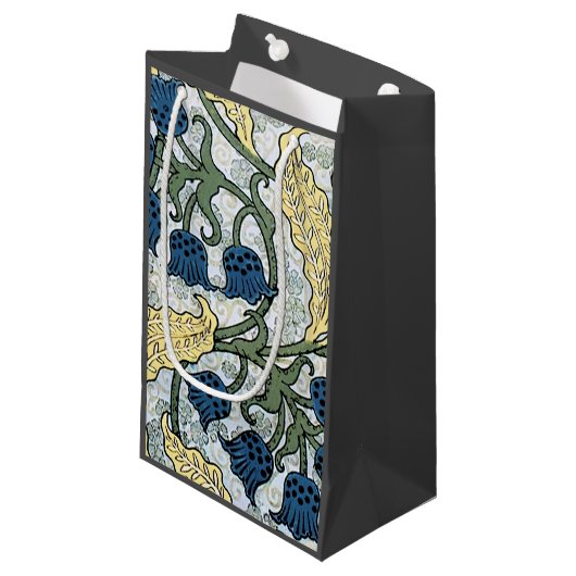 Blumenblumen Lily Valley Wiederholung Kleine Geschenktüte (Vorderseite Schrägansicht)