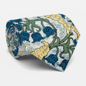 Blumenblumen Lily Valley Wiederholung Krawatte (Gerollt)