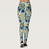 Blumenblumen Lily Valley Wiederholung Leggings (Rückseite)