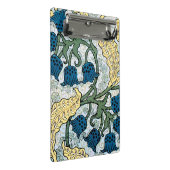 Blumenblumen Lily Valley Wiederholung Mini Klemmbrett (Schrägansicht)