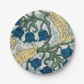 Blumenblumen Lily Valley Wiederholung Pappteller (Vorderseite)