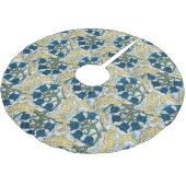 Blumenblumen Lily Valley Wiederholung Polyester Weihnachtsbaumdecke (Schrägansicht)