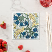 Blumenblumen Lily Valley Wiederholung Serviette (Beispiel)