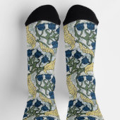 Blumenblumen Lily Valley Wiederholung Socken (Oben)