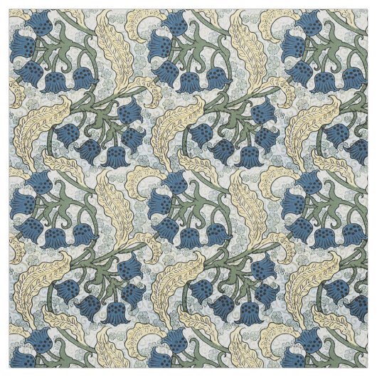 Blumenblumen Lily Valley Wiederholung Stoff (Muster)