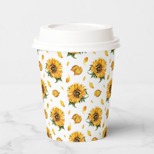 Blumenblumen Pappbecher (Links)