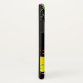 BlumenBlumen-Schwarz-Telefon - starker iPhone X Case-Mate iPhone Hülle (Hinten/Rechts)