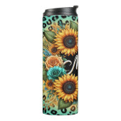 Blumenblumen und Rose für die Mama Thermosbecher (Nach links gedreht)