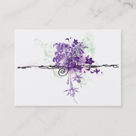 Blumenblumenstrauß abstrakt - visitenkarte