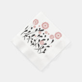 Blumenblüte niedliche Mode Serviette (Ecke)