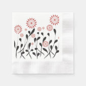 Blumenblüte niedliche Mode Serviette (Vorderseite)