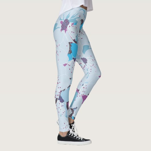 Blumenblüte Sakura Leggings (Rechts)