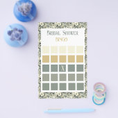 Blumenblüten Brautparty Bingo Flyer (Einzeln)