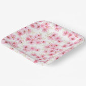 Blumenblüten drucken pappteller (Gewinkelt)