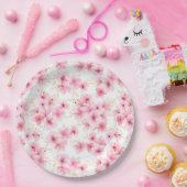 Blumenblüten drucken pappteller (Party)