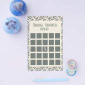 Blumenblüten in Grün und Creme Flyer (Einzeln)