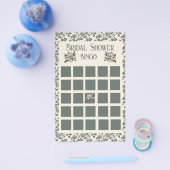 Blumenblüten in Grün und Creme Flyer (Einzeln)