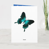 Blumenblüten Karte (Rückseite)