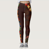 Blumenblüten Leggings (Vorderseite)