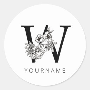 Blumenblüten Runder Aufkleber