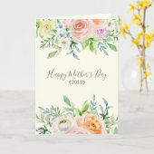 Blumenblüten zum Muttertag glücklich Karte (Gelbe Blume)