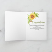 Blumenblütenblume und -grenzen karte (Innenseite)