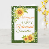 Blumenblütenblume und -grenzen karte (Gelbe Blume)