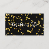 Blumenblütengeld über Geschenke Brautparty Cards Begleitkarte (Rückseite)