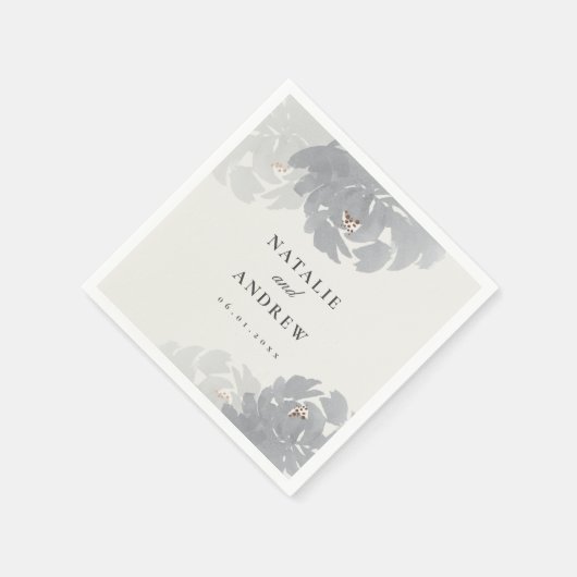 Blumenblütenhochzeit Serviette (Ecke)