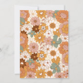 Blumenbogen 5. Geburtstag Einladung (Rückseite)