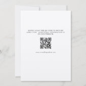 Blumenbogen | Baumhochzeit Einladung (Rückseite)