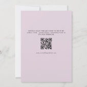 Blumenbogen | Baumhochzeit Einladung (Rückseite)