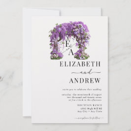 Blumenbogen | Baumhochzeit Einladung