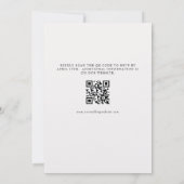 Blumenbogen | Baumhochzeit Einladung (Rückseite)