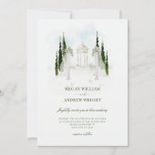 Blumenbogen Einladung (Vorderseite)