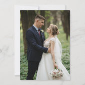 Blumenbogen Einladung (Rückseite)