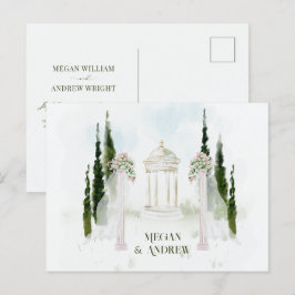 Blumenbogen Postkarte