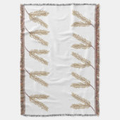 Blumenbotanic Illustré Nature Throw Blanket Decke (Vorderseite Vertikal)