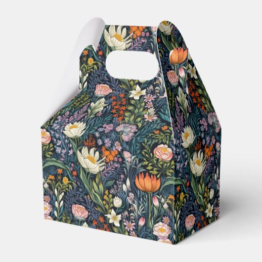 Blumenbotanische Abbildung Geschenkschachtel (Rückseite)