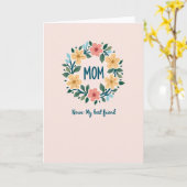 Blumenbote Mutter Karte (Gelbe Blume)