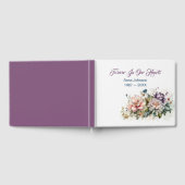 BlumenBouquet auf Weiß Gästebuch (Voll)
