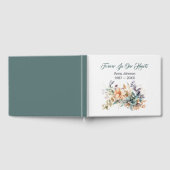 BlumenBouquet auf Weiß Gästebuch (Voll)
