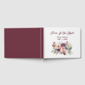 BlumenBouquet auf Weiß Gästebuch (Voll)